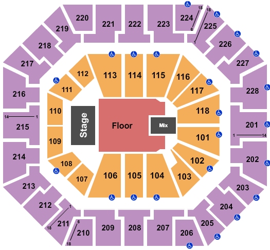 Colonial Life Arena James Taylor Seating Chart